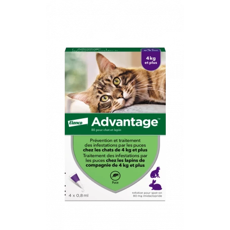 Advantage 80 Chat/Lapin De Plus De 4 Kg 2 Advantage 80 Chat/Lapin De Plus De 4 Kg