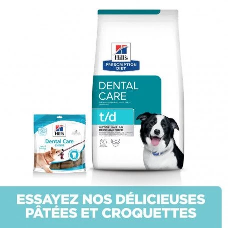 T/d Dental Croquettes Pour Chien Au Poulet 5 T/d Dental Croquettes Pour Chien Au Poulet – Image 3