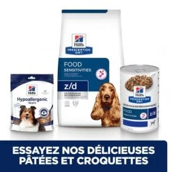 Z/d Food Sensitivities Croquettes Pour Chien 13 Z/d Food Sensitivities Croquettes Pour Chien -Animaux Fournitures Magasin canine zd food sensitivities activ biome 2