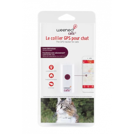 Materiel Collier GPS Weenect Cats 2 Pour Chat 4 Materiel Collier GPS Weenect Cats 2 Pour Chat – Image 2