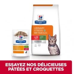 C/D Urinary Stress Multicare+Metabolic Sachet Repas Pour Chat Poulet -Animaux Fournitures Magasin feline c d urinary stress metabolic sachet repas 2