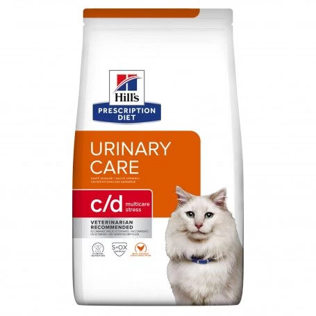 C/D Urinary Stress Multicare Croquettes Pour Chat Au Poulet 3 C/D Urinary Stress Multicare Croquettes Pour Chat Au Poulet