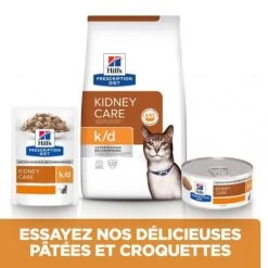 K/D Kidney Sachet Repas Pour Chat Saumon -Animaux Fournitures Magasin feline k d sachet repas saumon 2