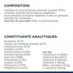 W/D Multi Benefit Croquettes Pour Chat Au Poulet -Animaux Fournitures Magasin feline w d 7