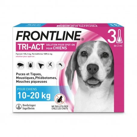 Boehringer Ingelheim Frontline Tri-Act M Chien De 10 à 20 Kg 4 Boehringer Ingelheim Frontline Tri-Act M Chien De 10 à 20 Kg – Image 2