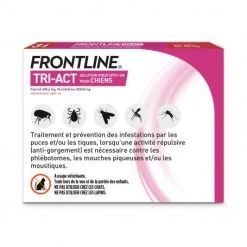 Boehringer Ingelheim Frontline Tri-Act XL Chien De 40 à 60 Kg -Animaux Fournitures Magasin frontline tri act xl chien de 40 a 60 kg 2