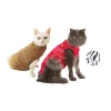 Materiel Gilet Pet Shirt Pour Chat - 4XS - Lg : 25-32 Cm (Rouge)