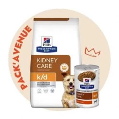 Pack'Avenue Hill's Prescription Diet K/D Kidney Croquettes Pour Chien 12 Kg
