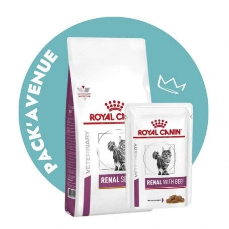 Pack'Avenue Royal Canin CAT RENAL SELECT Sac 4kg Avec 12 Sachets Repas BŒUF 3 Pack'Avenue Royal Canin CAT RENAL SELECT Sac 4kg Avec 12 Sachets Repas BŒUF