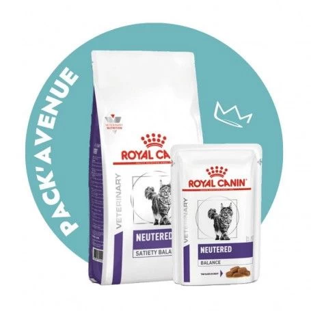 Pack'Avenue Royal Canin Cat Neutered Satiety Balance 3,5Kg Avec Sachet Repas 3 Pack'Avenue Royal Canin Cat Neutered Satiety Balance 3,5Kg Avec Sachet Repas