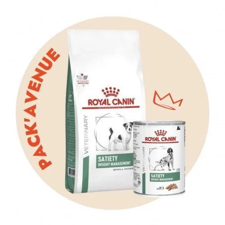 Pack'Avenue Royal Canin Dog Satiety Small Dog Sac 8kg Avec 12 Boîtes 3 Pack'Avenue Royal Canin Dog Satiety Small Dog Sac 8kg Avec 12 Boîtes