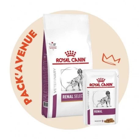Pack'Avenue Royal Canin Dog Renal Select Sac 10kg Avec 12 Sachets Repas émincé 3 Pack'Avenue Royal Canin Dog Renal Select Sac 10kg Avec 12 Sachets Repas émincé
