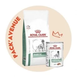 Pack'Avenue Royal Canin Dog Diabetic Sac 12kg Avec 12 Boîtes