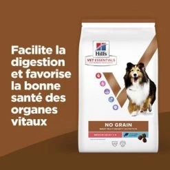 Vet Essentials Chien Multi-Benefit Adult + Medium Non Grain Thon -Animaux Fournitures Magasin vet essentials chien multi benefit adult 1 medium non grain thon 1