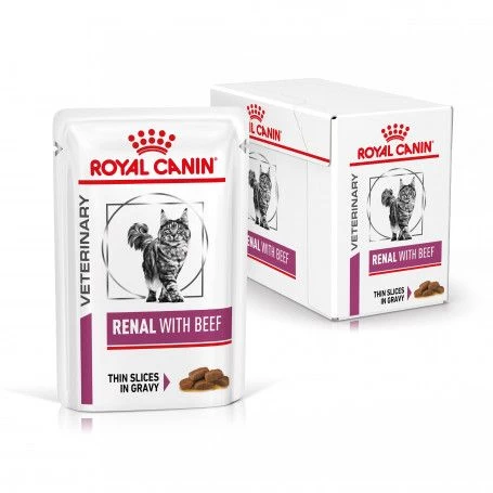 ROYAL CANIN Veterinary Health Nutrition Cat Renal Boeuf Sachet Repas 4 ROYAL CANIN Veterinary Health Nutrition Cat Renal Boeuf Sachet Repas – Image 2