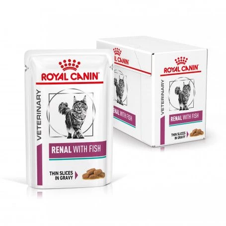 ROYAL CANIN Veterinary Health Nutrition Cat Renal Poisson Sachet Repas 4 ROYAL CANIN Veterinary Health Nutrition Cat Renal Poisson Sachet Repas – Image 2