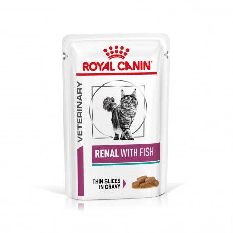 ROYAL CANIN Veterinary Health Nutrition Cat Renal Poisson Sachet Repas 3 ROYAL CANIN Veterinary Health Nutrition Cat Renal Poisson Sachet Repas