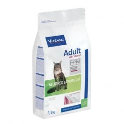 Virbac Veterinary HPM Cat Adult With Salmon Neutered & Entire -Animaux Fournitures Magasin veterinary hpm adult with salmon neuteredentire cat 2